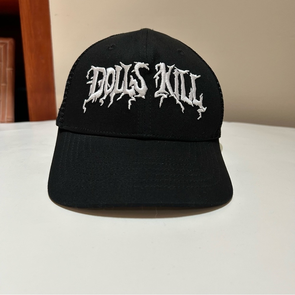 Dolls Kill Embroidered Snapback Trucker Cap